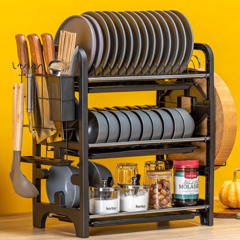 Multi-functional Kitchen Storage for Bowls and Utensils