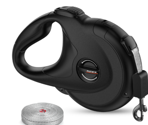 Retractable Reflective Pet Leash (One Set)