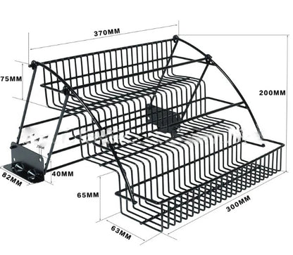 Retractable Kitchen Storage Organizer