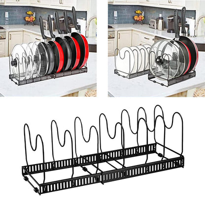 Multi-Layer Telescopic Kitchen Storage Rack
