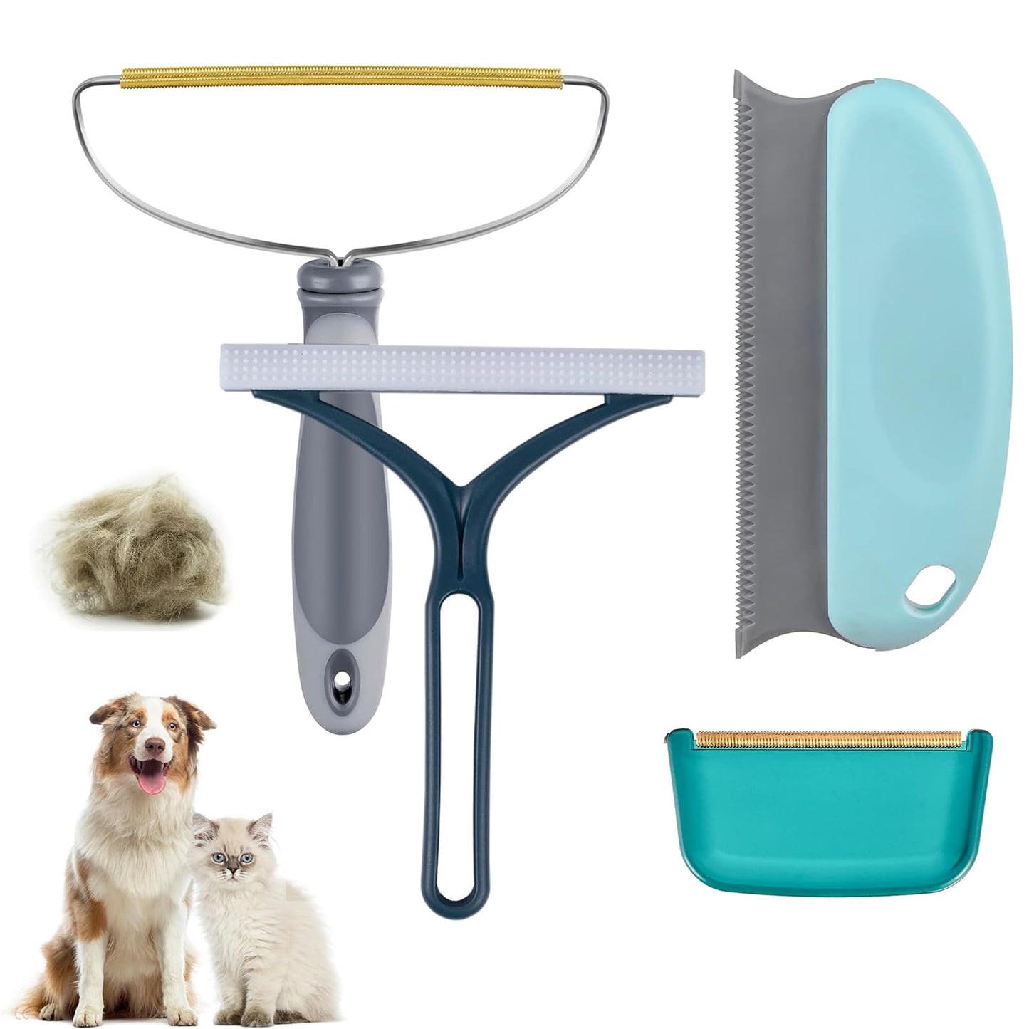 4 Pack Pet Hair and lint Remover for Dog & Cat