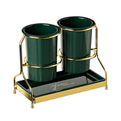 Vertical Stripe Utensil Holder for Kitchen Storage