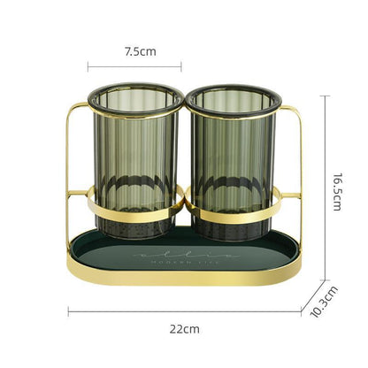 Vertical Stripe Utensil Holder for Kitchen Storage