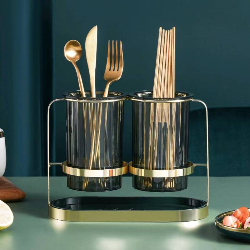 Vertical Stripe Utensil Holder for Kitchen Storage