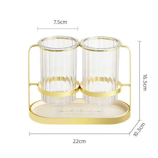 Vertical Stripe Utensil Holder for Kitchen Storage