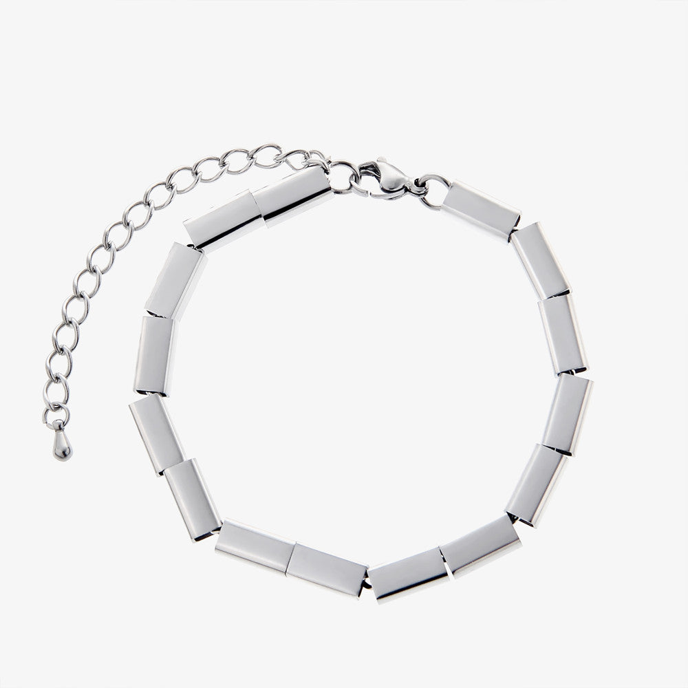 Square Pearl Bracelets for Men and Women - Double Stack