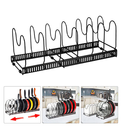 Multi-Layer Telescopic Kitchen Storage Rack