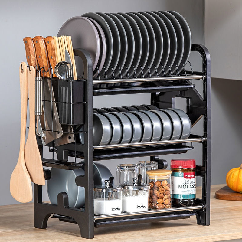 Multi-functional Kitchen Storage for Bowls and Utensils