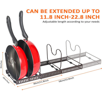 Multi-Layer Telescopic Kitchen Storage Rack