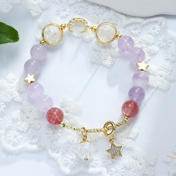Lavender Amethyst Bracelets for Women