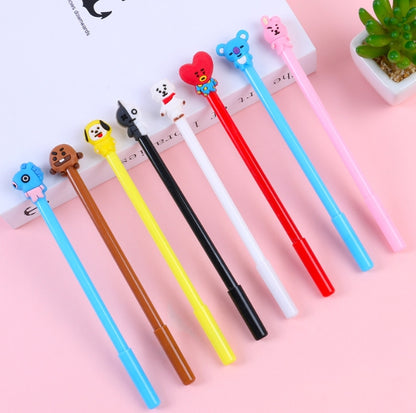BTS Gel Pens - Stationery Signature Pens