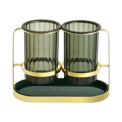 Vertical Stripe Utensil Holder for Kitchen Storage